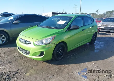 2014 Hyundai Accent Gs из США, поврежденный, VIN KMHCT5AE5EU167400